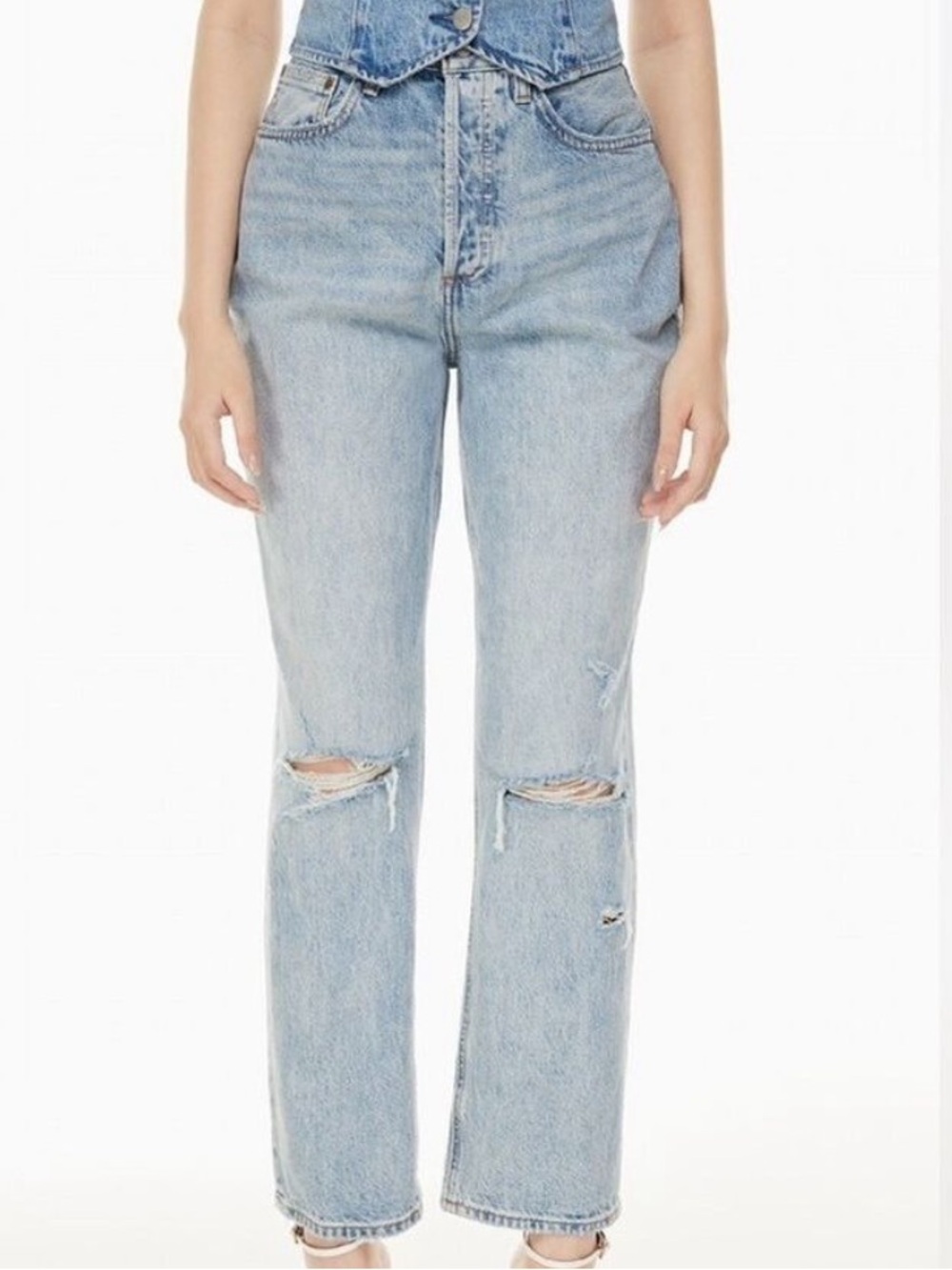 Denim Forum The Joni High Rise Loose 29L